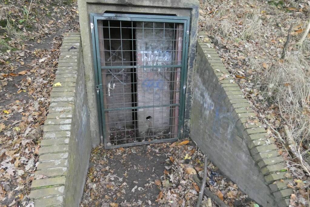 Brandweer blust brand naast snelweg