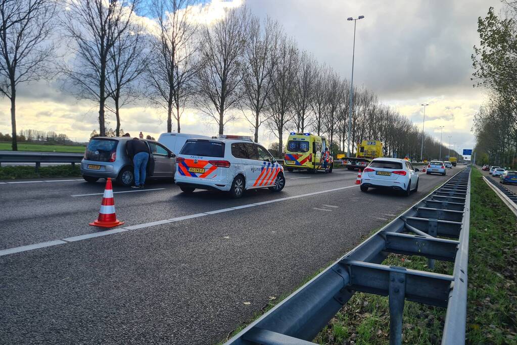 Flinke file na kop-staartaanrijding