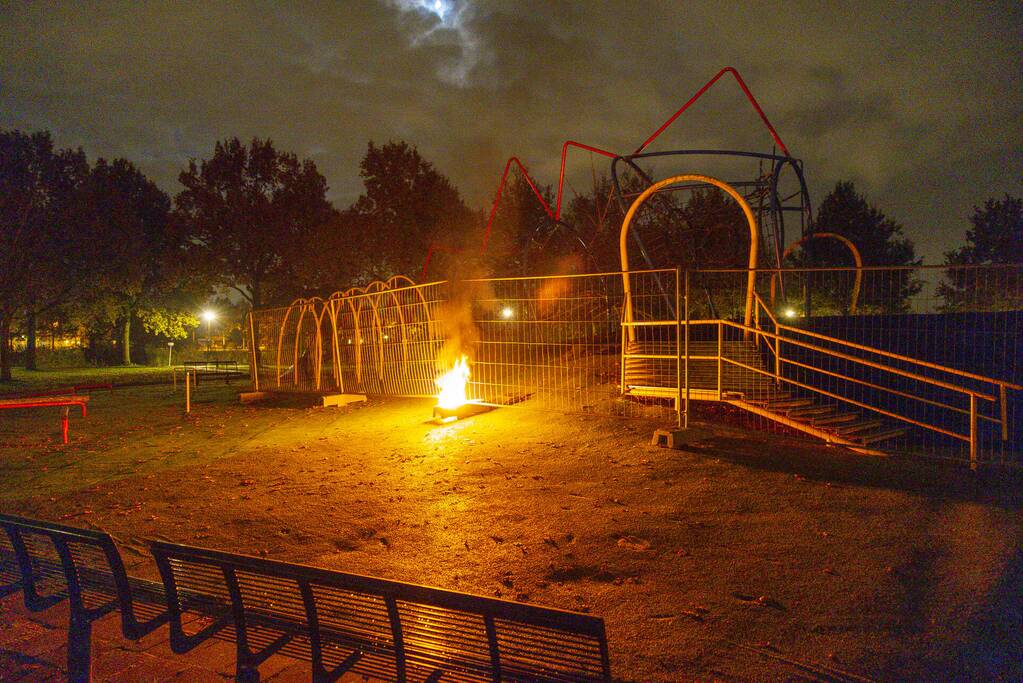 Opnieuw brand gesticht bij speeltoestel De Draak