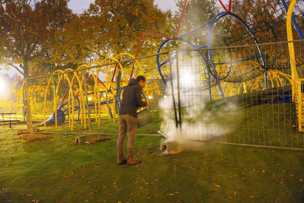 Opnieuw brand gesticht bij speeltoestel De Draak