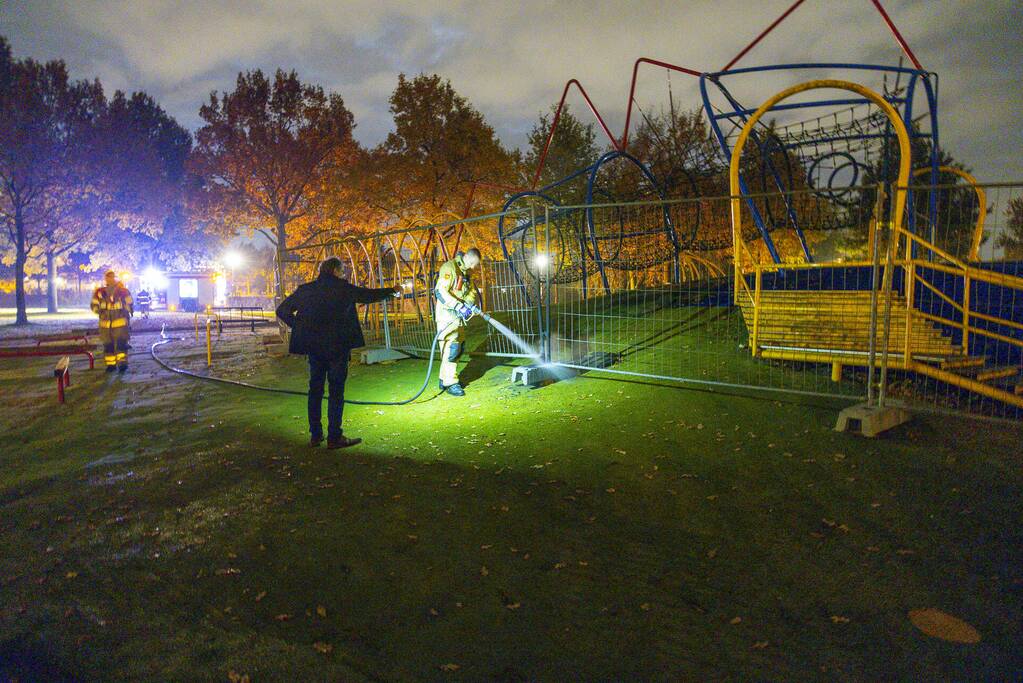 Opnieuw brand gesticht bij speeltoestel De Draak