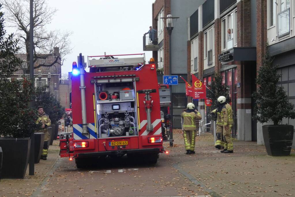 Woningbrand in appartementencomplex