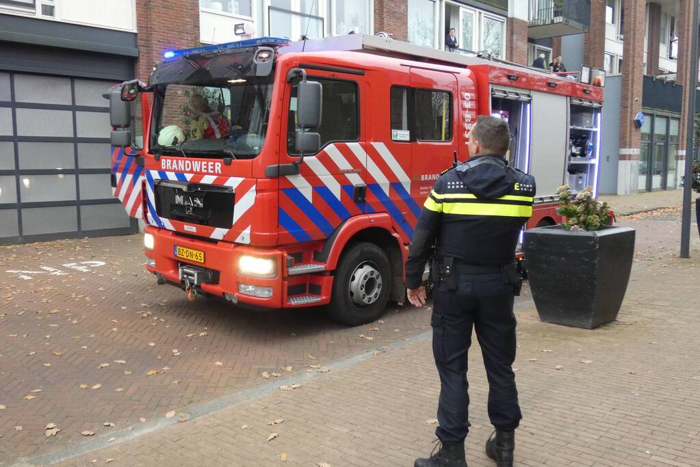 Woningbrand in appartementencomplex