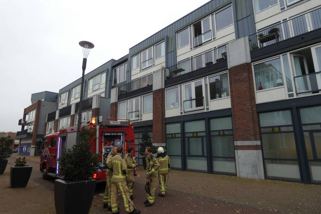 Woningbrand in appartementencomplex