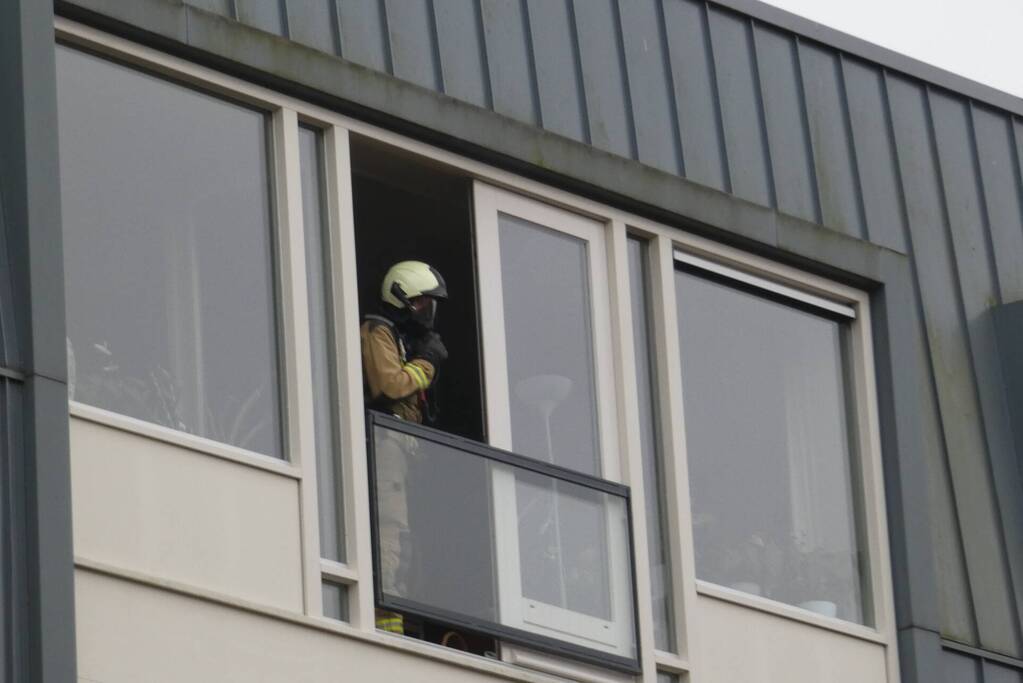 Woningbrand in appartementencomplex