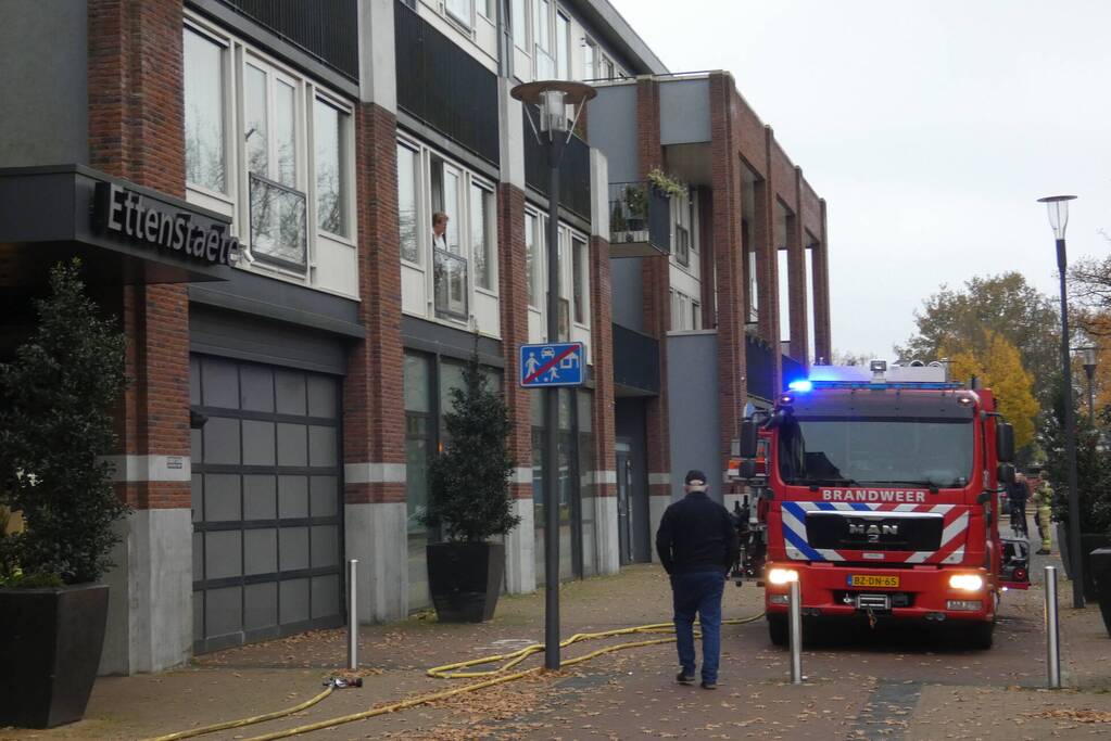 Woningbrand in appartementencomplex