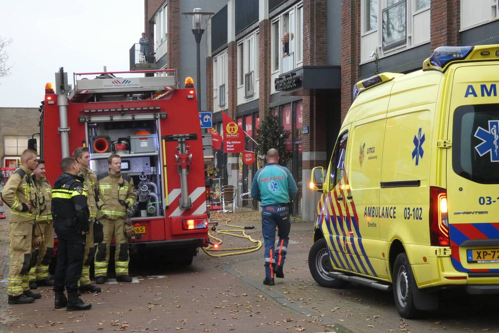Woningbrand in appartementencomplex