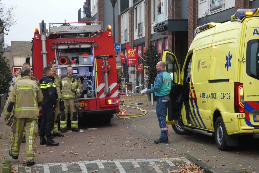 Woningbrand in appartementencomplex