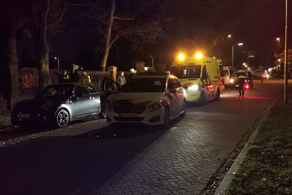 Scooterrijdster gewond na harde val