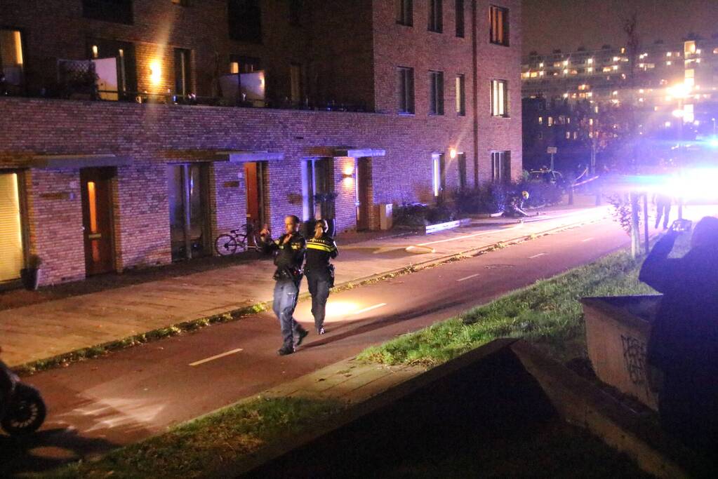 Veel bekijks bij brand in woning