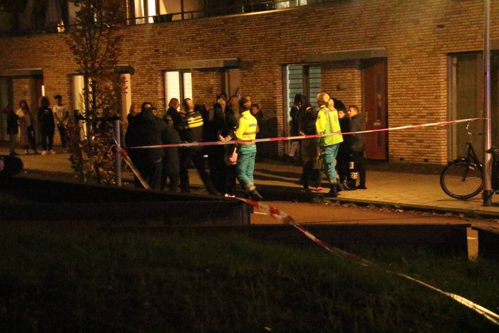 Veel bekijks bij brand in woning