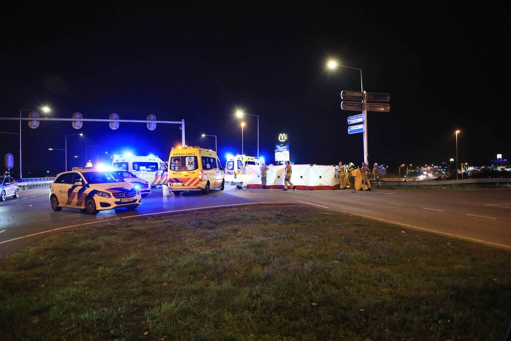 Persoon overleden na ernstig ongeval