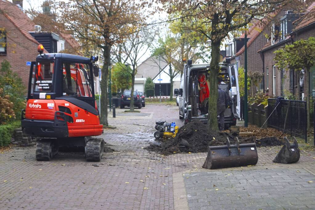 Huishoudens zonder water na waterlekkage