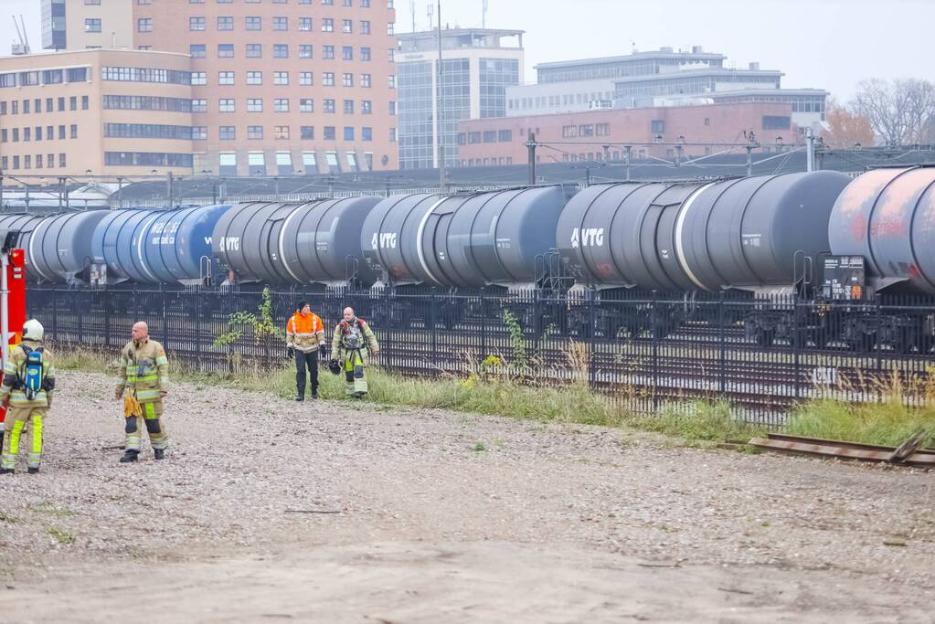 Mogelijk brand in trein bij De Rijtuigenloods
