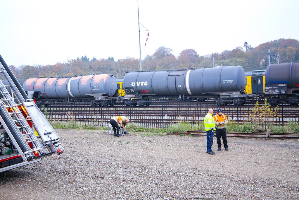 Mogelijk brand in trein bij De Rijtuigenloods