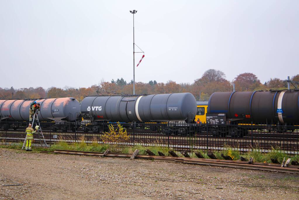 Mogelijk brand in trein bij De Rijtuigenloods