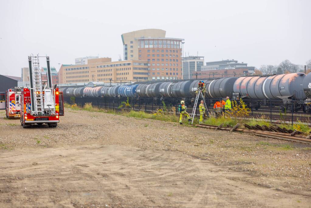 Mogelijk brand in trein bij De Rijtuigenloods