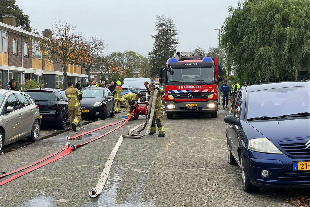Flinke rookontwikkeling bij woningbrand