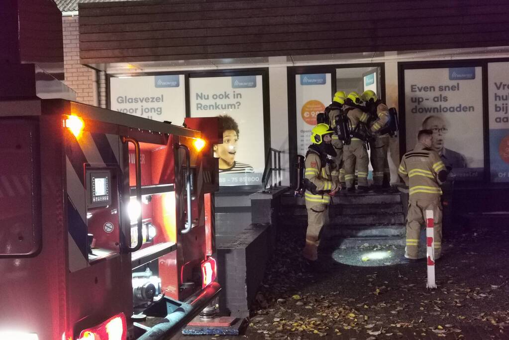 Appartementen ontruimd door brand in winkelpand