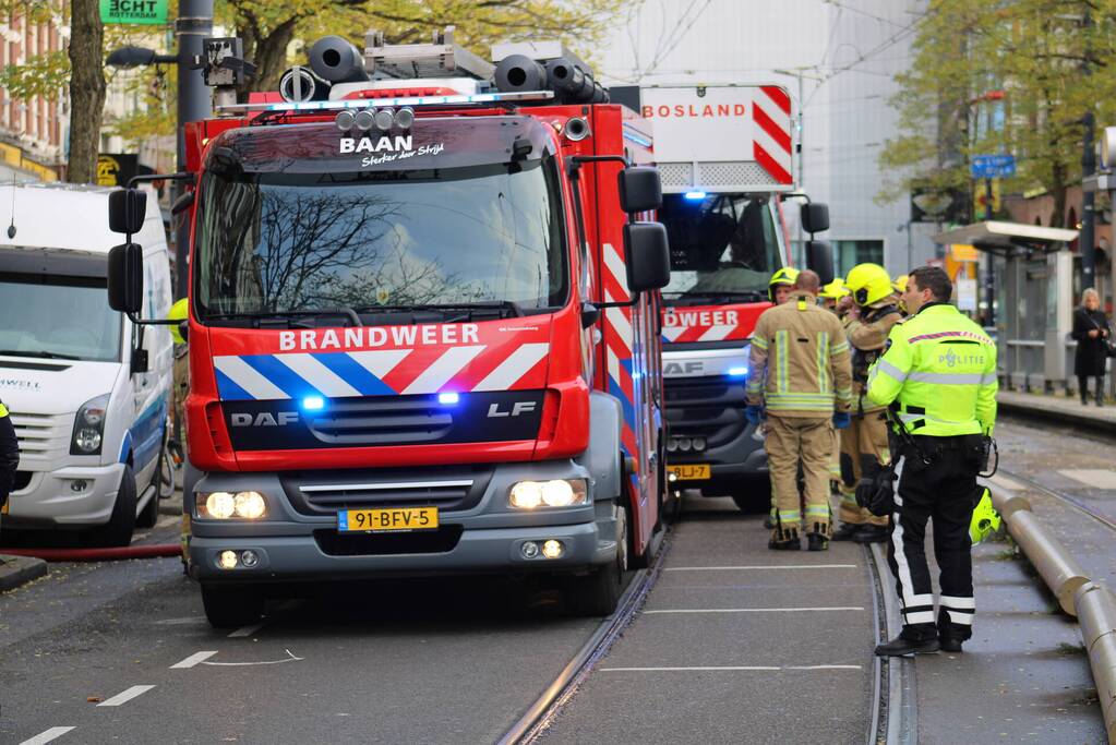 Bovenwoning geventileerd na brand