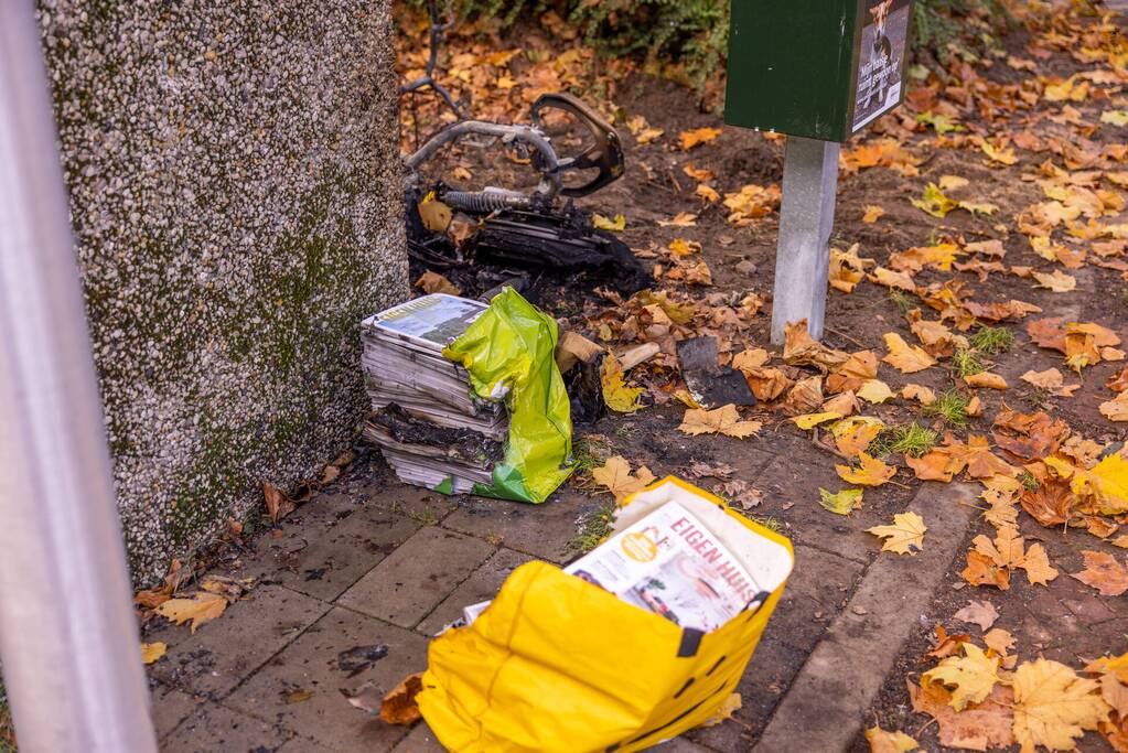 Opnieuw gaat een Go Sharing-deelscooter in de hens