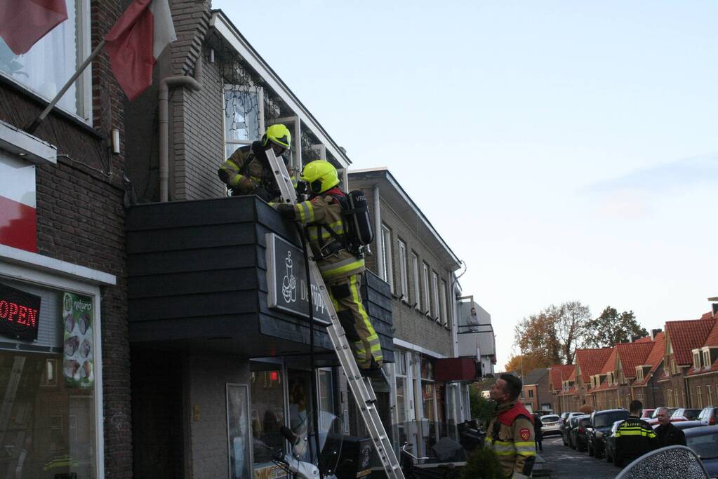 Brand in cafetaria