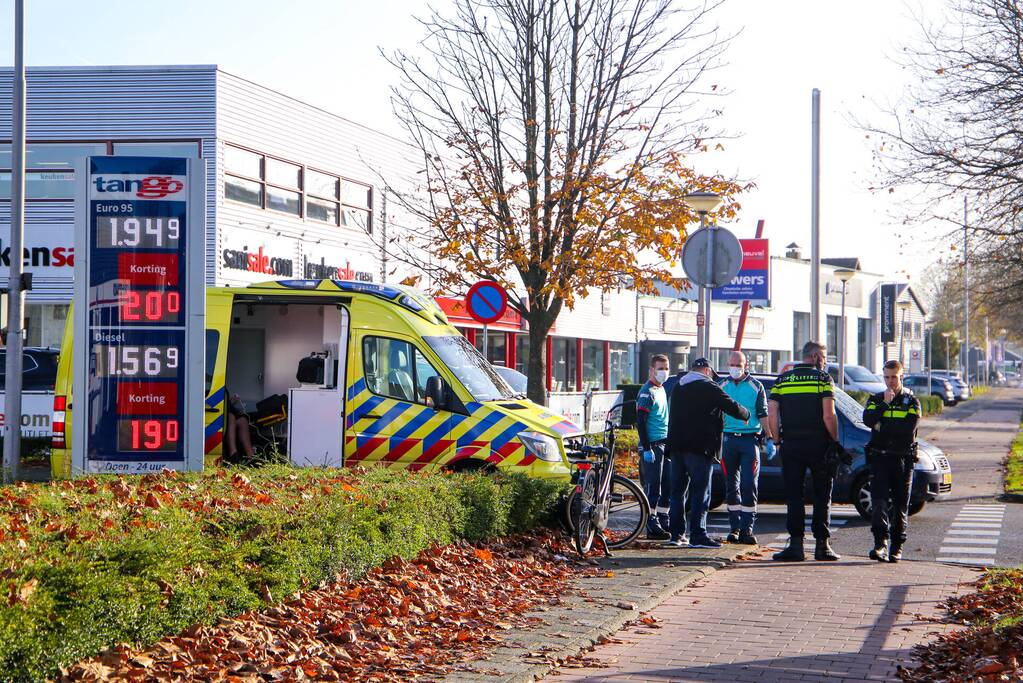 Fietser gewond bij aanrijding met auto