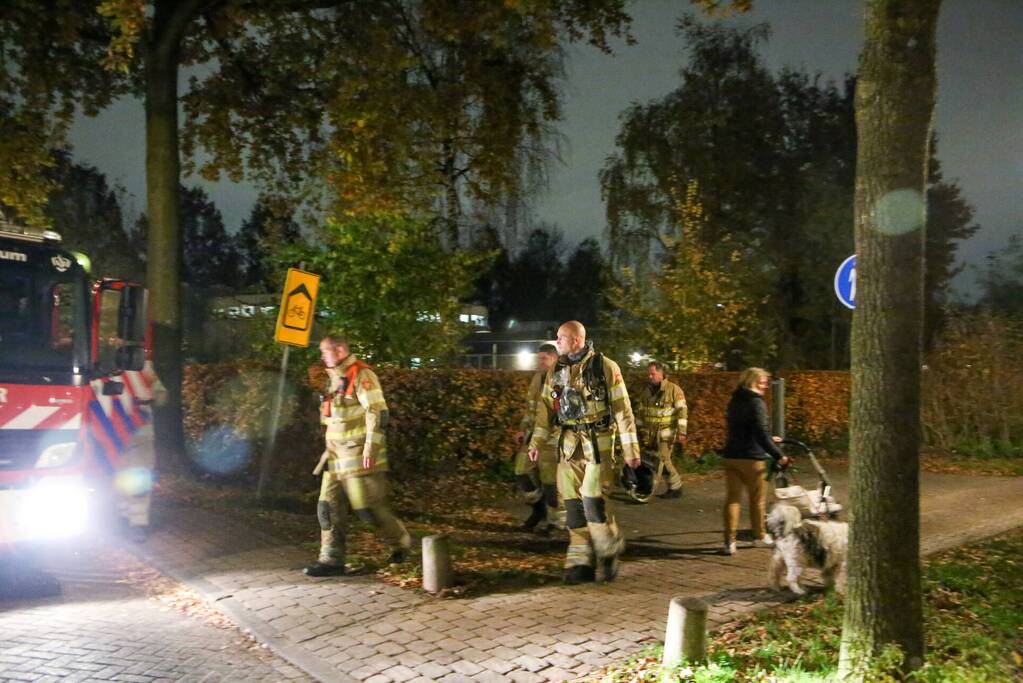 Stapel papier in brand