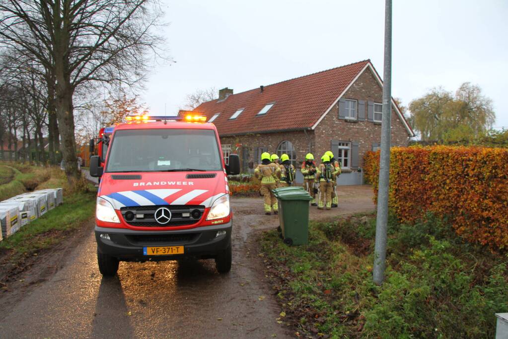 Gasleiding geraakt bij werkzaamheden