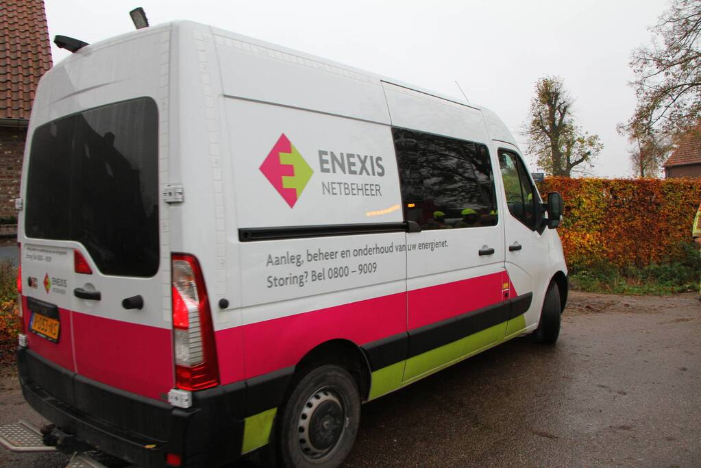 Gasleiding geraakt bij werkzaamheden