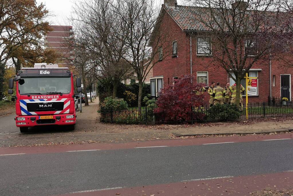 Gaslekkage ontstaan in woning
