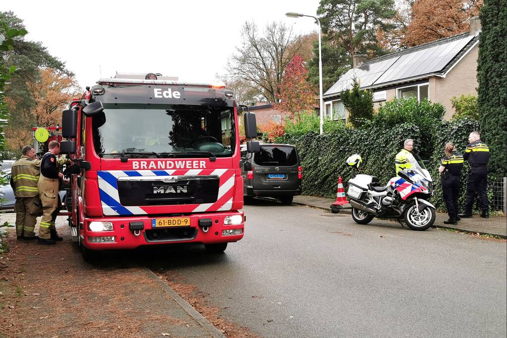 Gasleiding geraakt bij werkzaamheden in woning