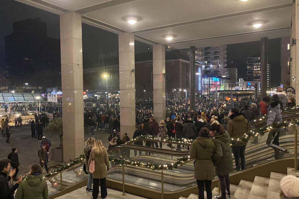 Onrustig bij demonstratie tegen 2G beleid