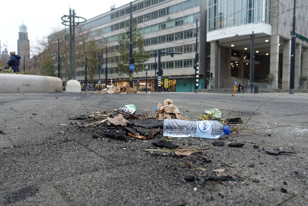 Gemeente druk met puin ruimen na rellen