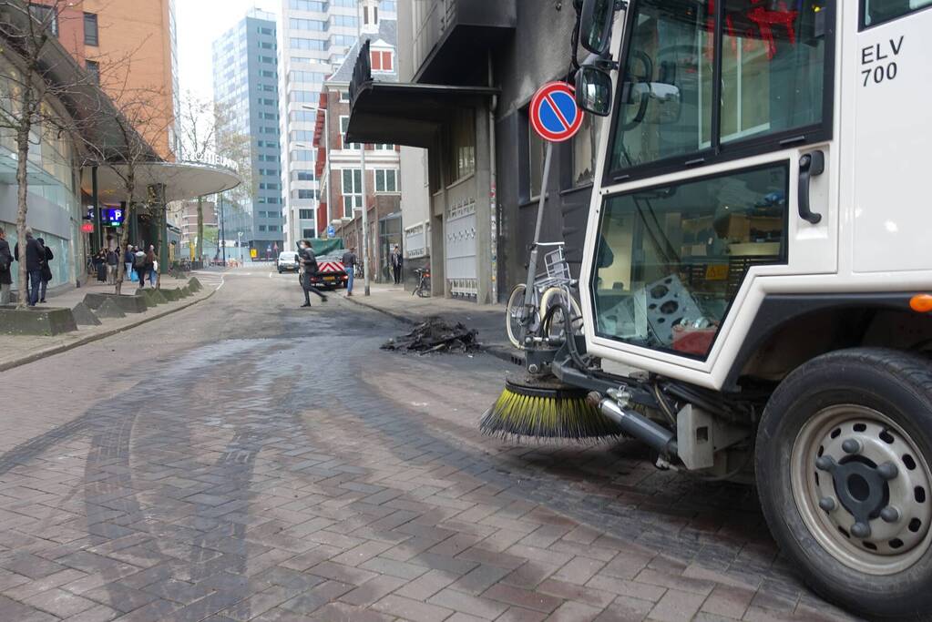 Gemeente druk met puin ruimen na rellen