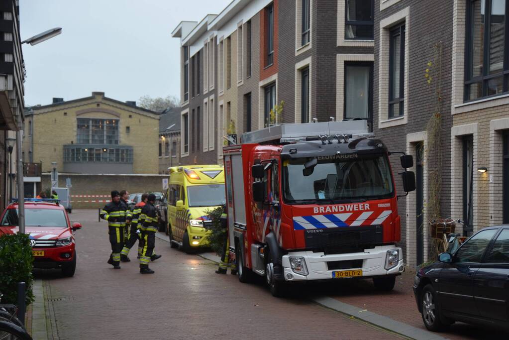 Straat afgezet na aanhouding van persoon