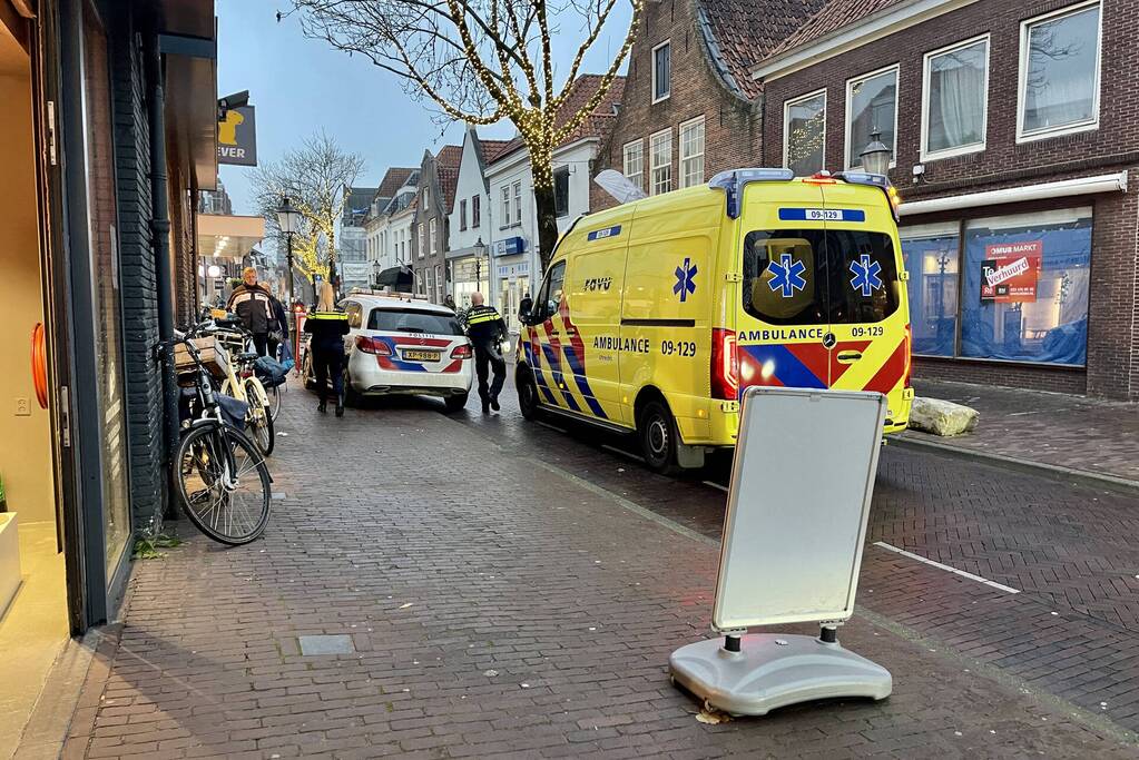 Vrouw gewond na ongeval met fiets