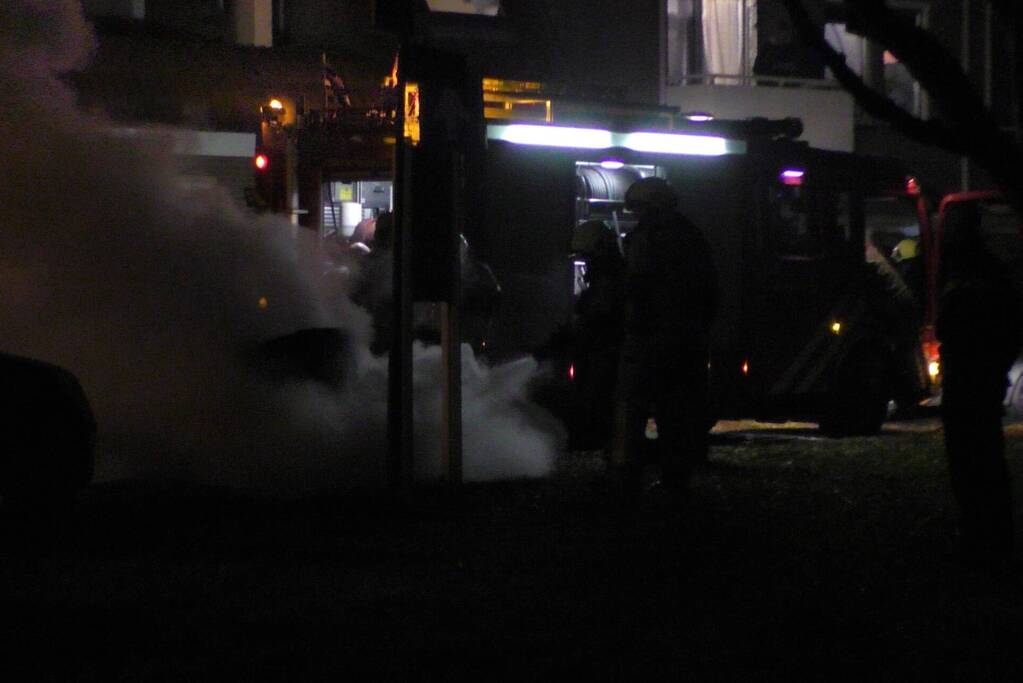 Brand in een ondergrondse container