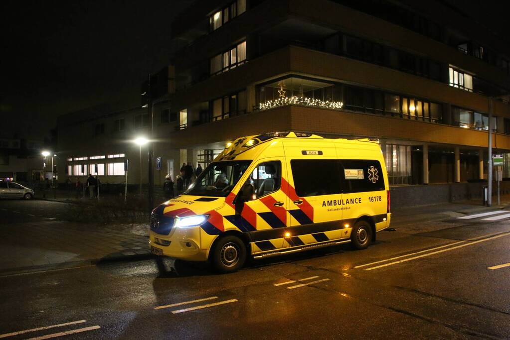 Persoon gewond na val van trap