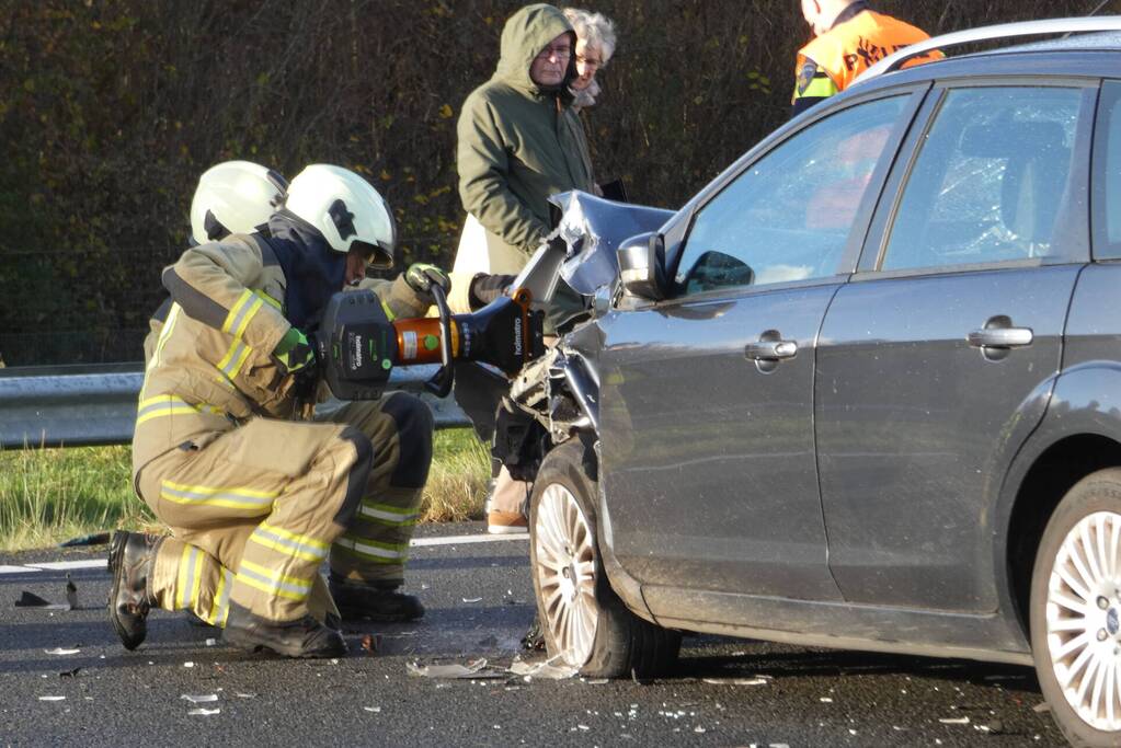 Ongeval tussen meerdere voertuigen