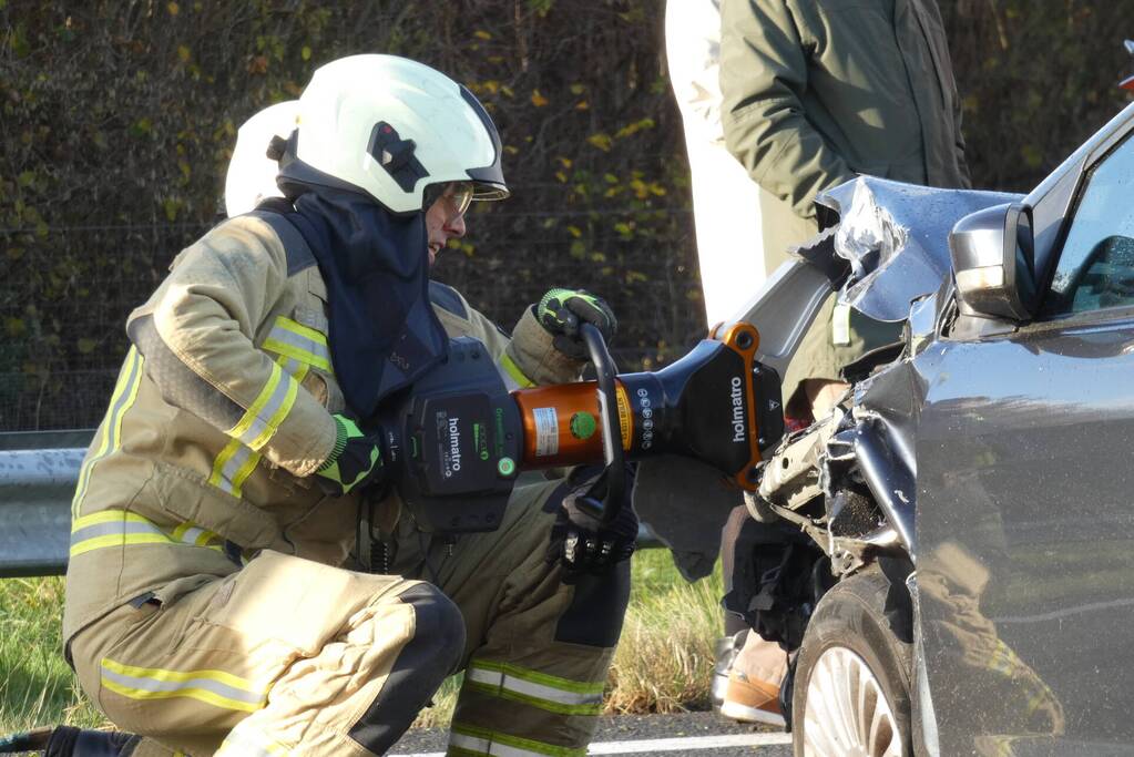 Ongeval tussen meerdere voertuigen