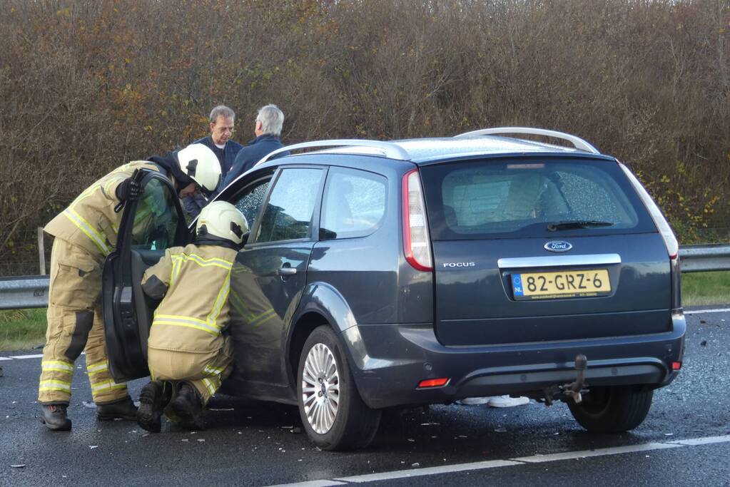 Ongeval tussen meerdere voertuigen