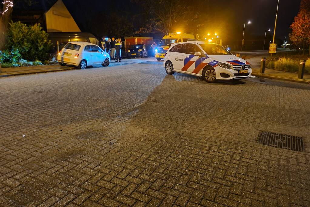 Schade aan personenauto's door botsing