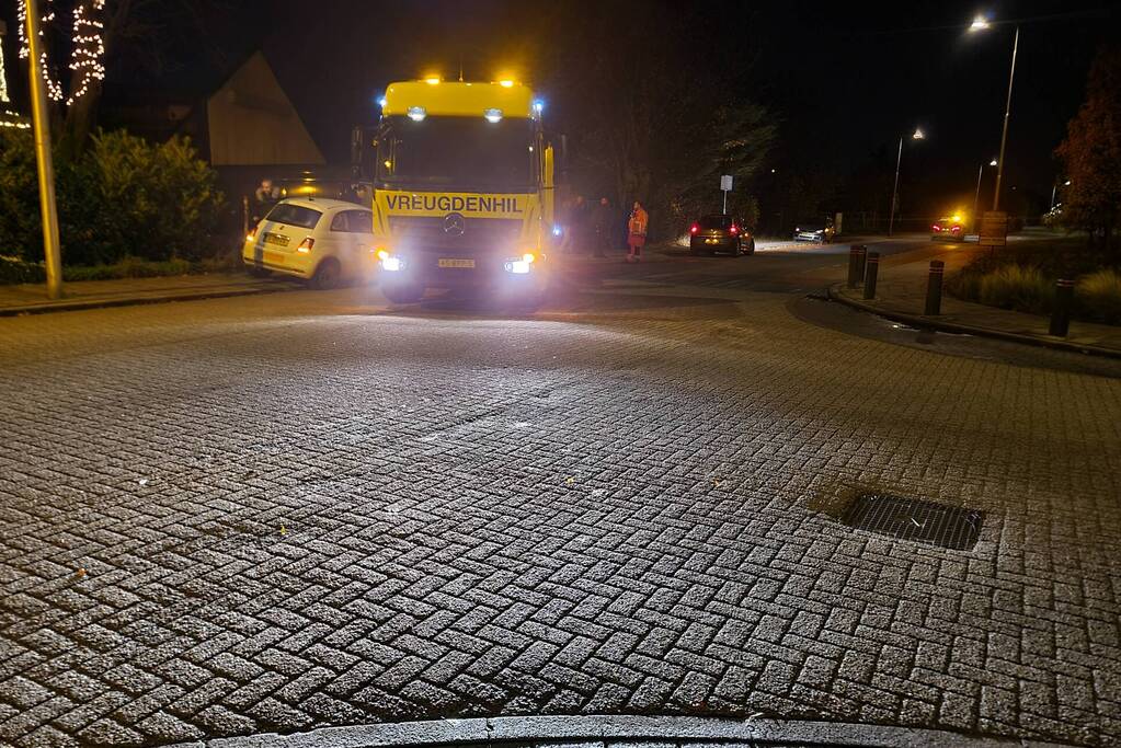 Schade aan personenauto's door botsing
