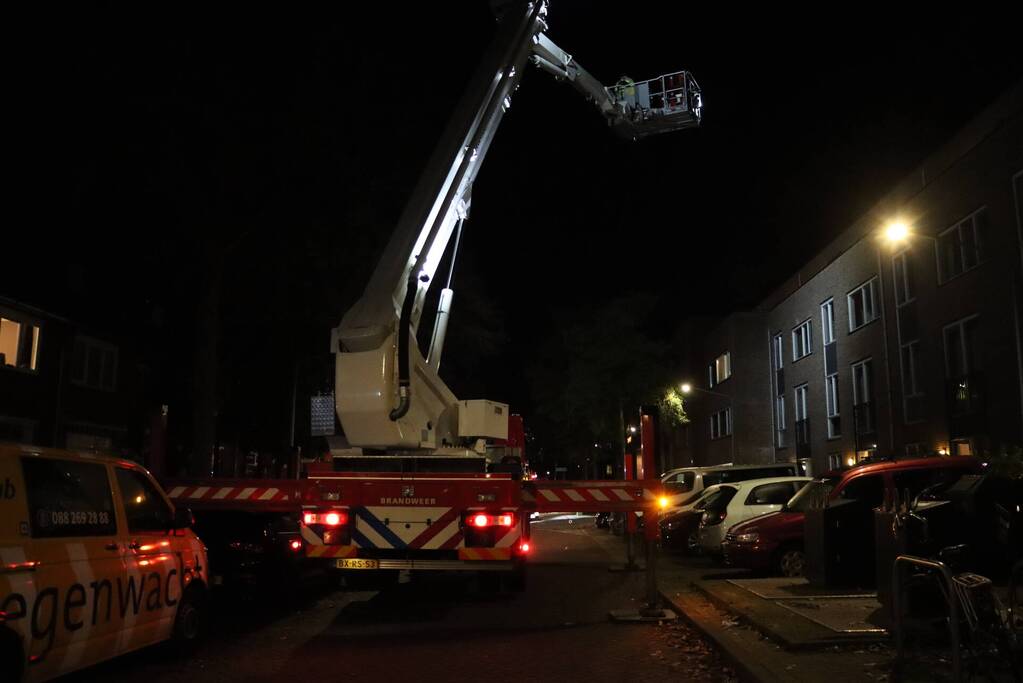Veel rookontwikkeling bij keukenbrand