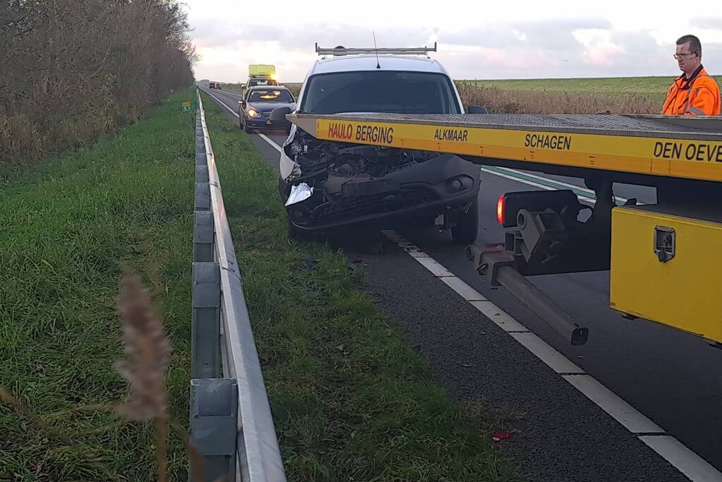 Schade na kop-staart botsing