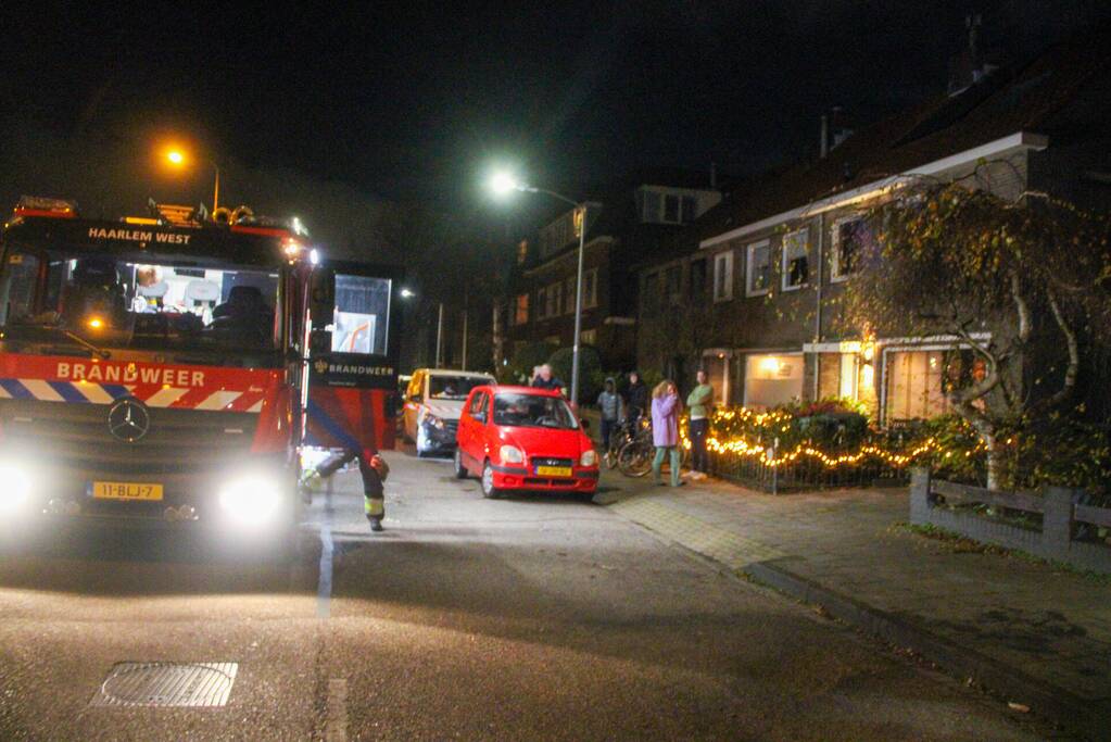 Woningbrand geblust door bewoners