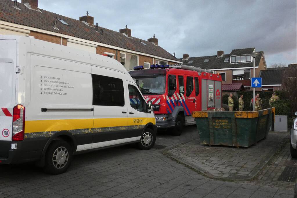 Onderzoek naar gaslucht in kelder