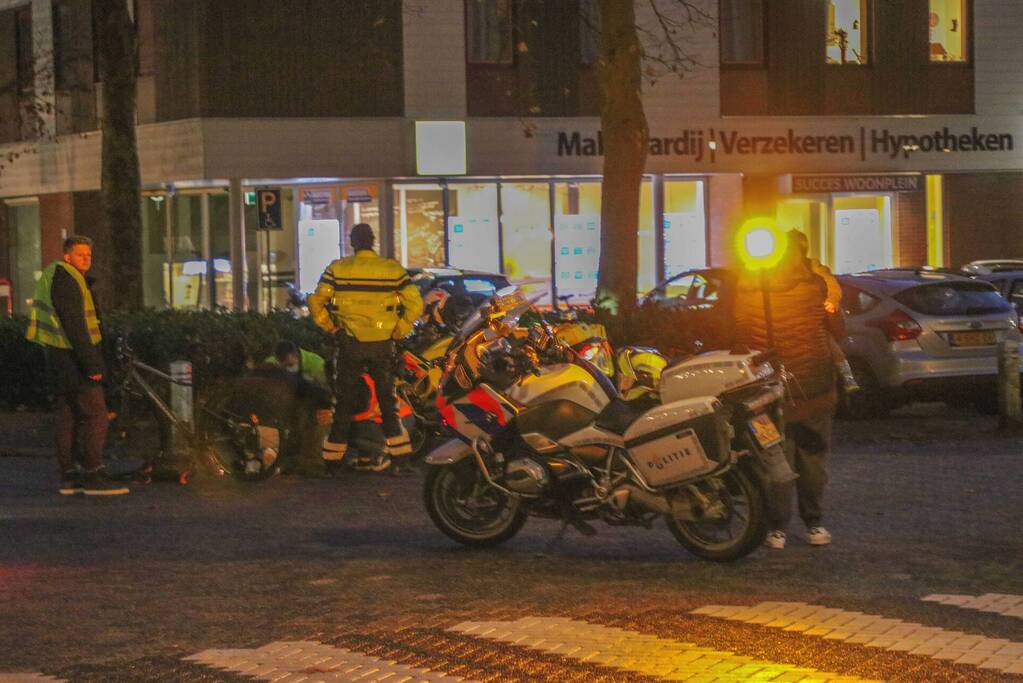 Verkeershinder door ongeval op kruising