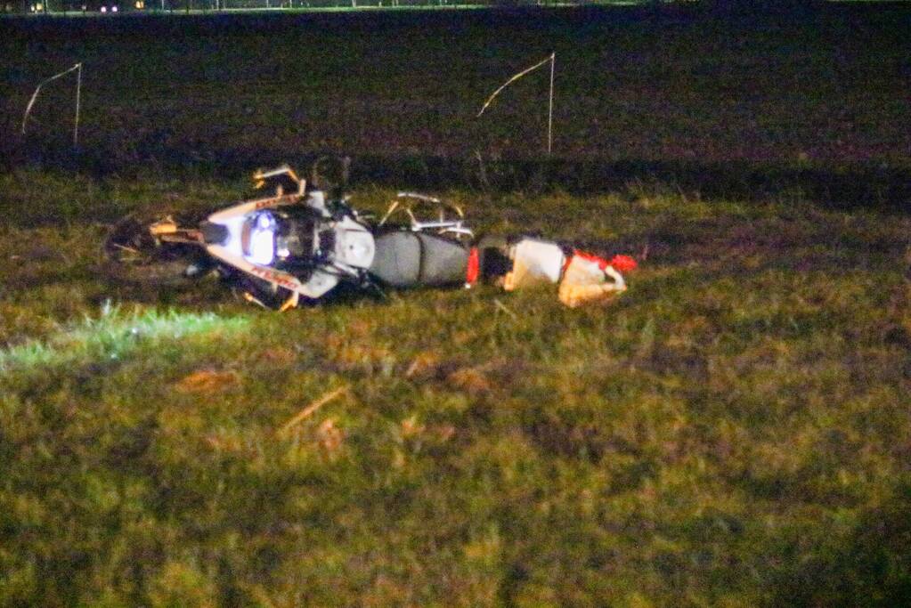 Motorrijder raakt zwaargewond na val